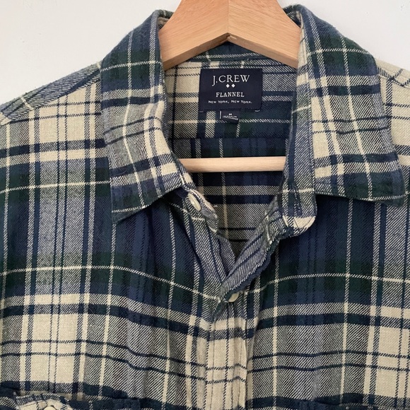 Jcrew Slim Flannel Button Down - Picture 3 of 5